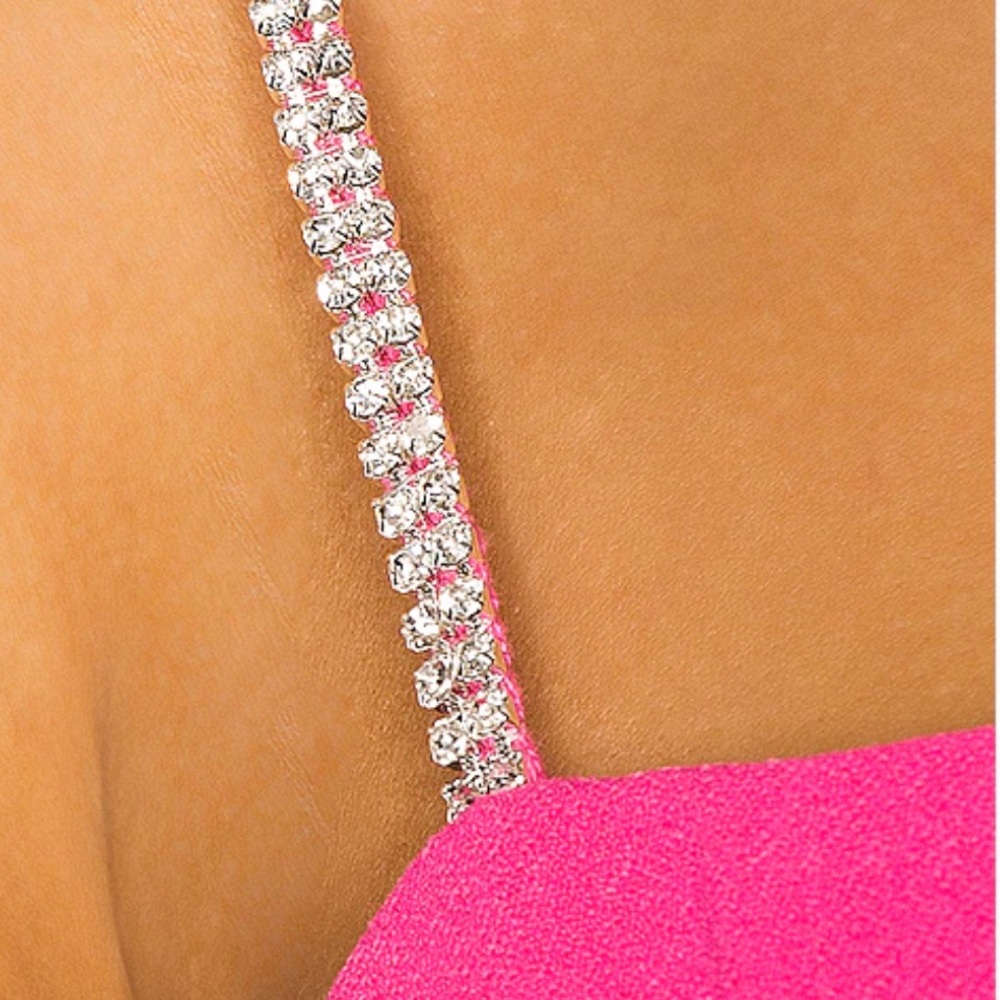 Revolve NBD Hollywood & Vine Mini Fuchsia Pink Embellished Dress - Picture 5 of 15